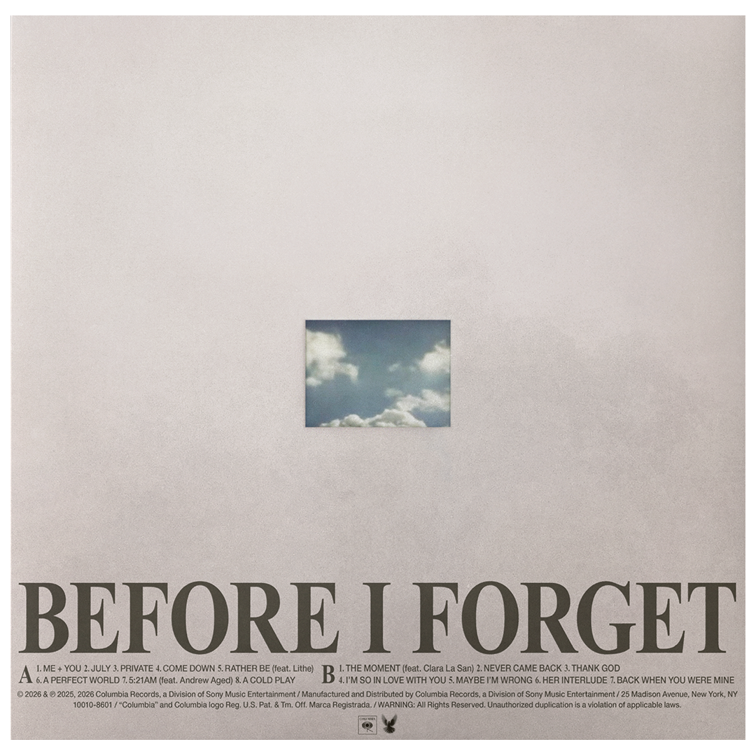 BEFORE I FORGET VINYL